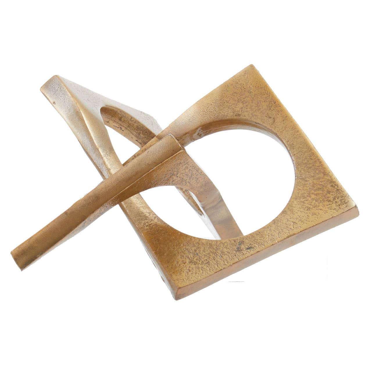 Charlton Gold Finish Sculpture - Kristia Rose Collections