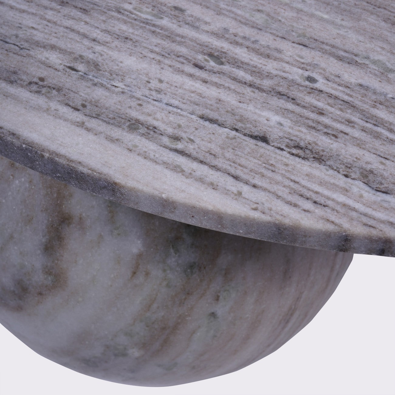 Circular Marble Coffee Table - Kristia Rose Collections