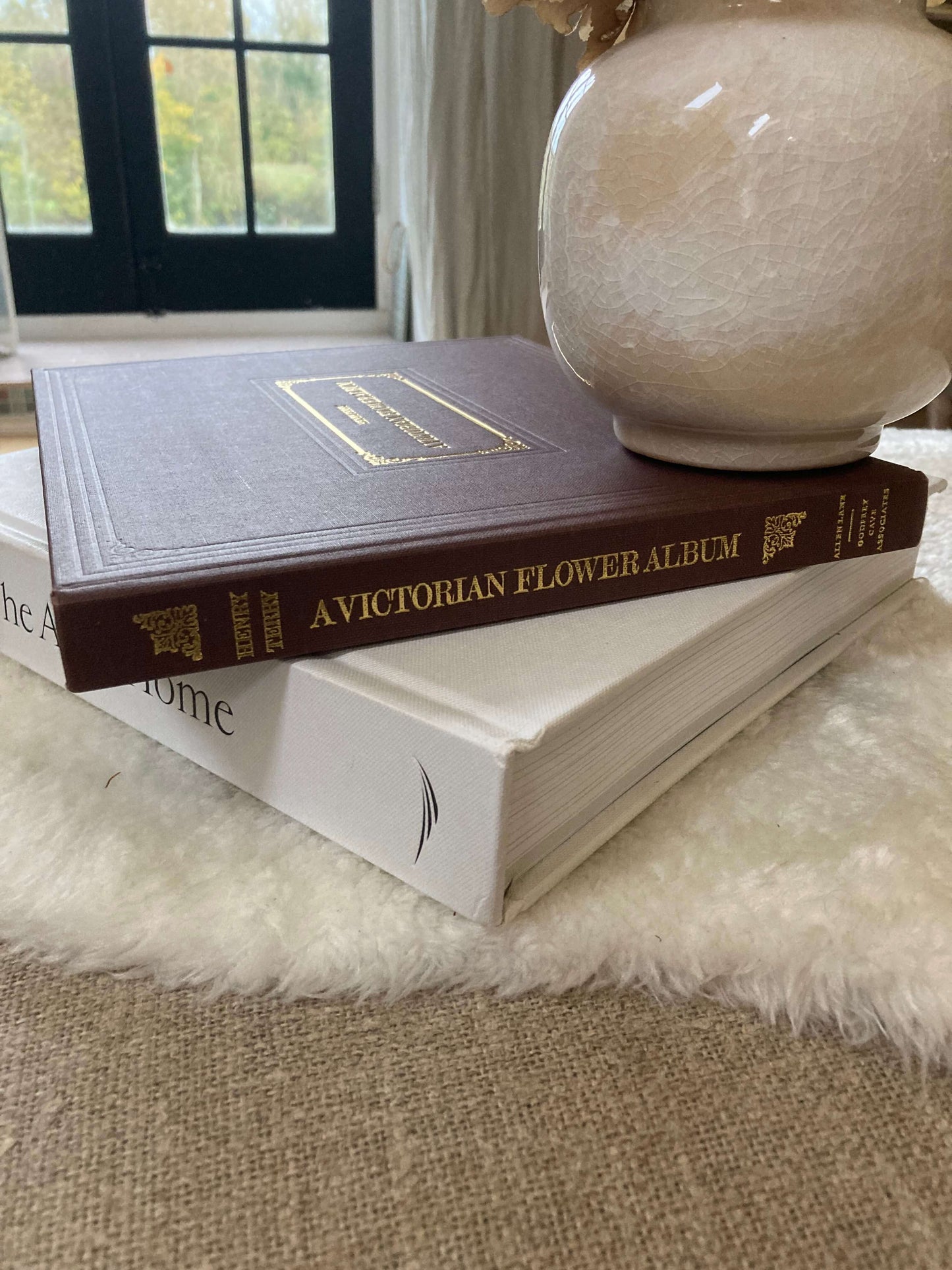 Vintage Coffee Table Styling Book - A Victorian Flower Album, by Henry Terry