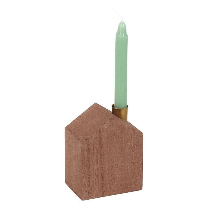 Set of 24 Mini Christmas Advent Candles with Holder