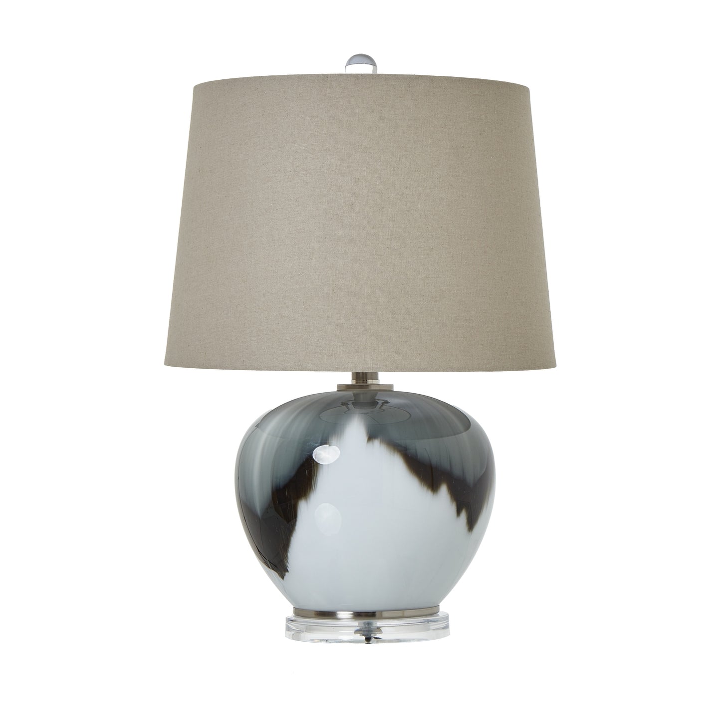 Ombre glass table lamp