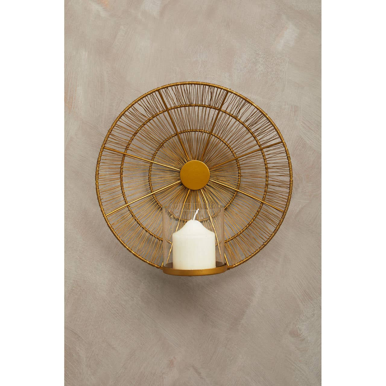 Unique Gold Wire Wall Sconce - Kristia Rose Collections