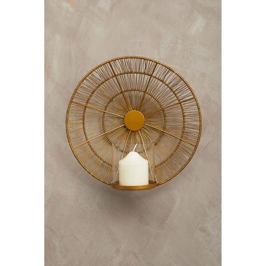Unique Gold Wire Wall Sconce - Kristia Rose Collections