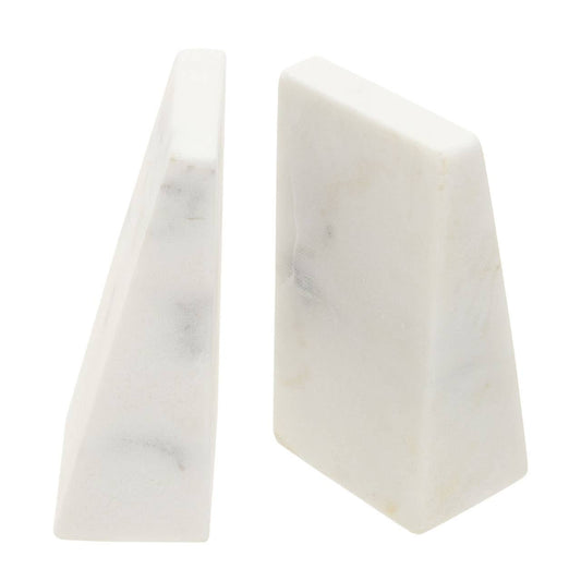 White Marble Bookends - Kristia Rose Collections
